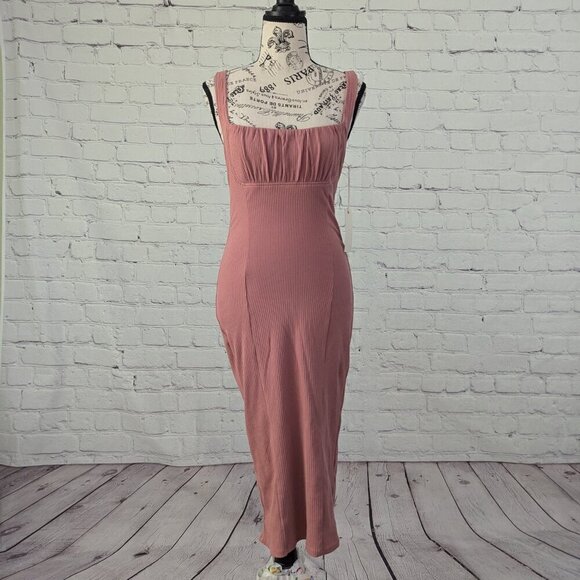 CAPULET Jessia Midi Bodycon Vintage Rose Pink sz L NWT - Picture 8 of 9